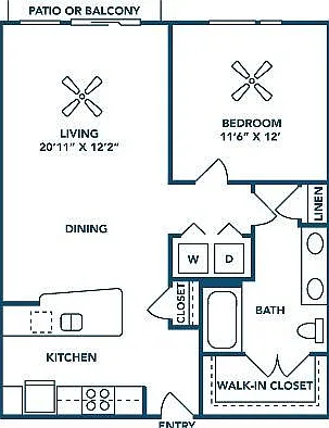 1 Bedroom | 1 Bath | 754 SF 1 Bedroom | 1 Bath | 754 SF