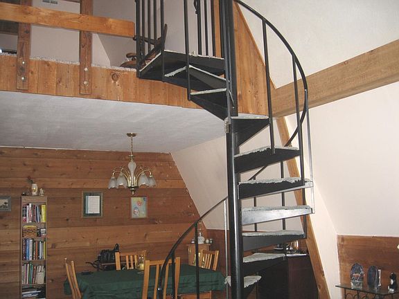 Spiral Staircase to second floor