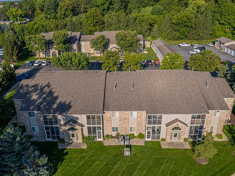 Areal view of building