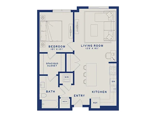 Floor plan A13