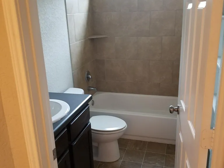 Upstairs hallway bathroom
