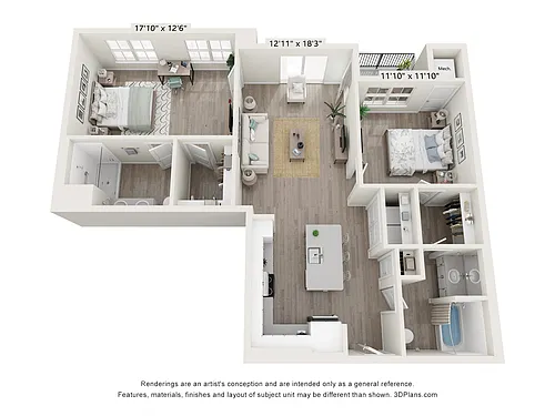 Floor plan B2A