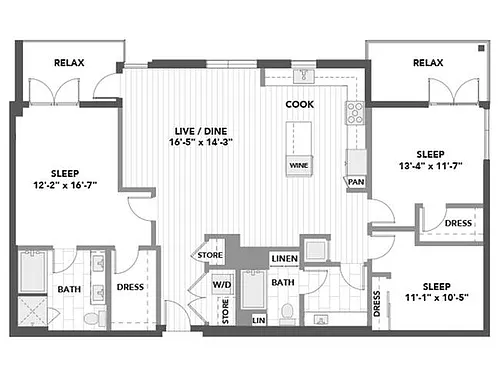 Floor plan D7
