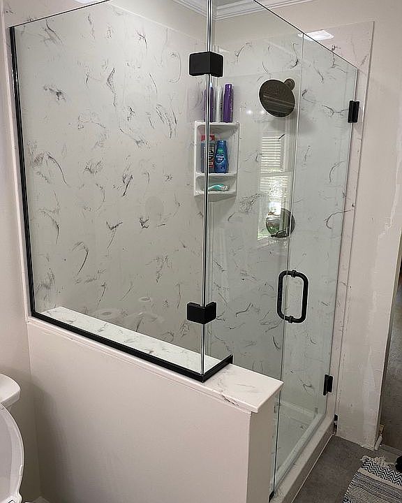 Master shower