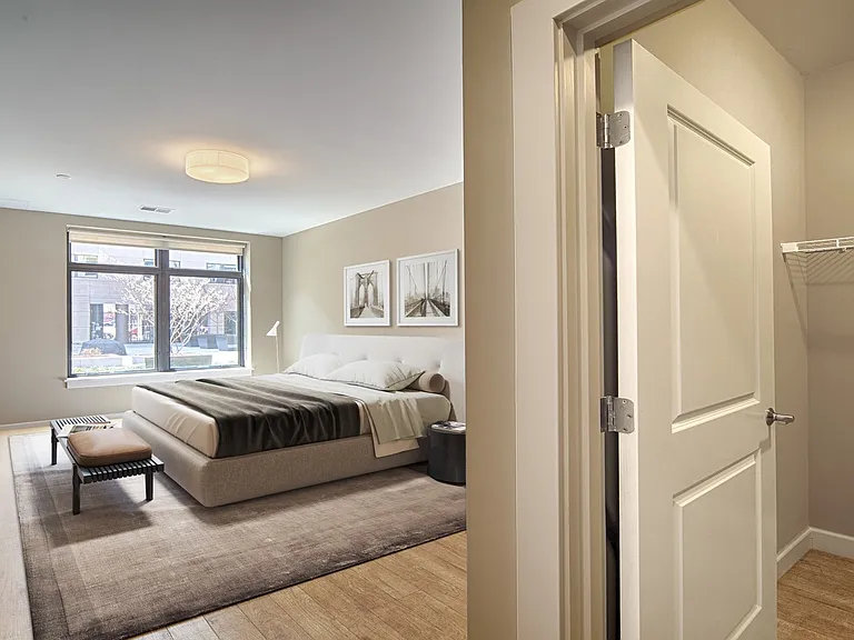 Bedrooms feature spacious walk-in closets and large windows that brighten up the room