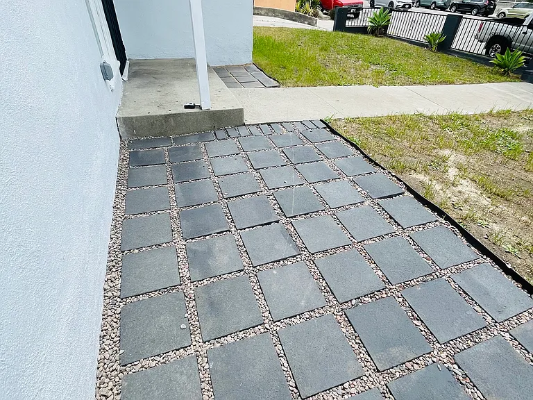porch area in front yard