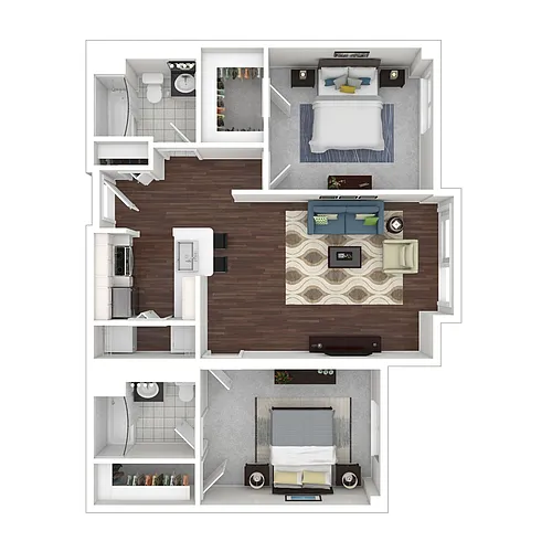 Floor plan 2B-R