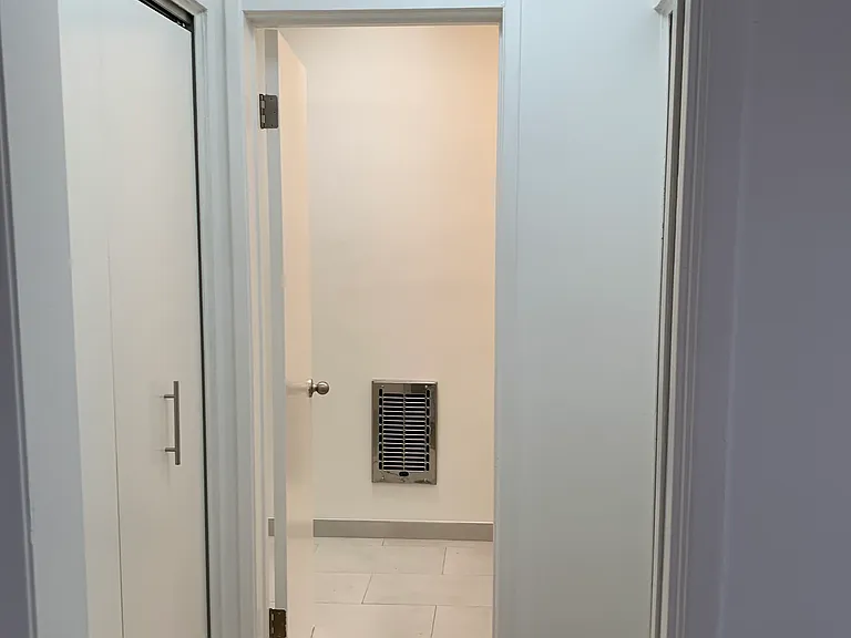 Hallway with 2 closets