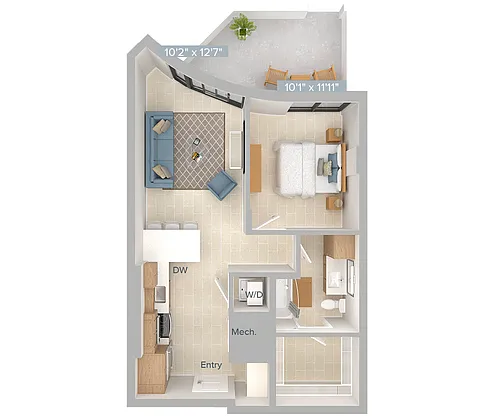 Floor plan A1-680