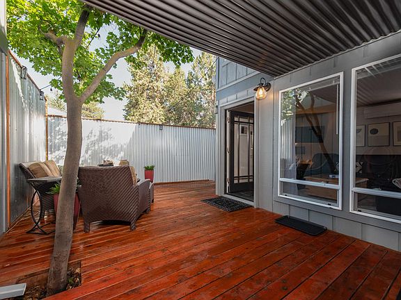 Entry courtyard is fully enclosed