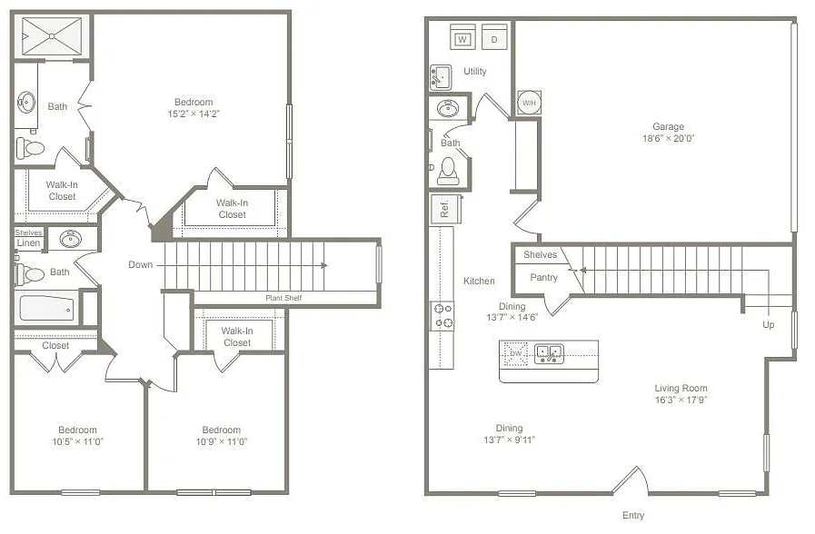 Floor plan TH1