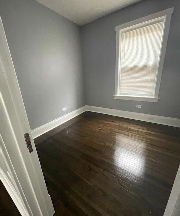 Bedroom with large closet