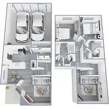 Floor plan The Bellasera Townhome Renovated