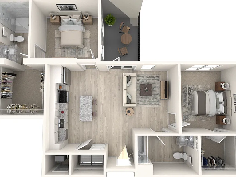 B3.0 | Two Bedroom, Two Bathroom B3.0 | Two Bedroom, Two Bathroom