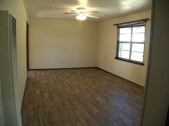 Living room with new floors