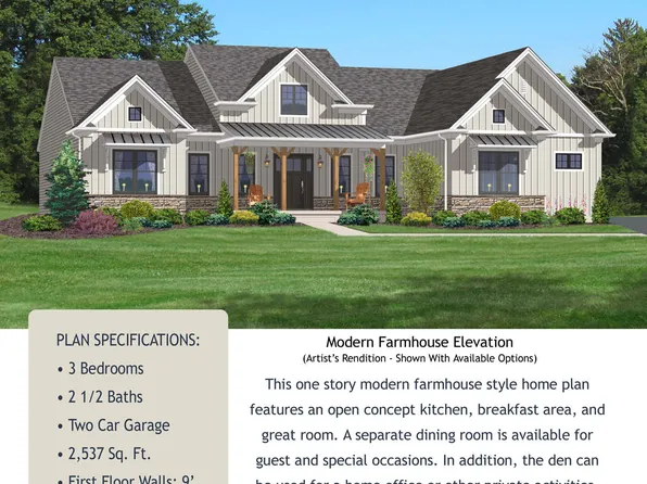 Nathan Hale - Modern Farmhouse Plan, Old Orchard at Stones Crossing