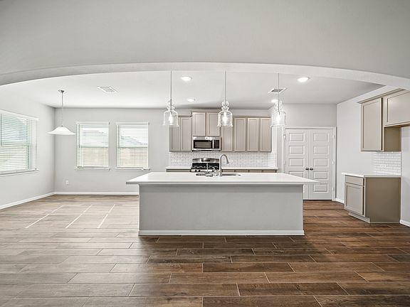 Beautiful kitchen and dining area
