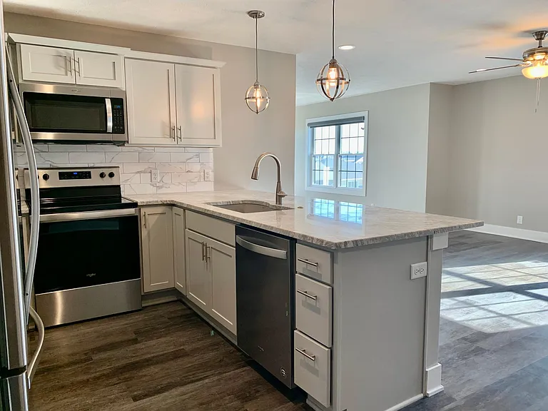New stainless steel appliances. All drawers and doors offer slow close feature