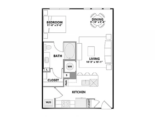 Floor plan E1