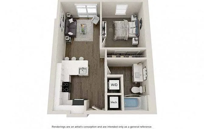 Floor plan A1B