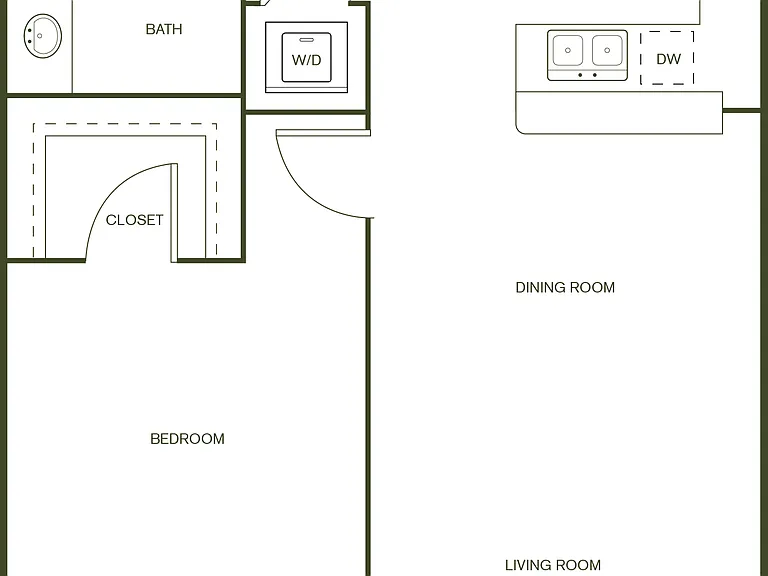 A3 floor plan High Point Uptown