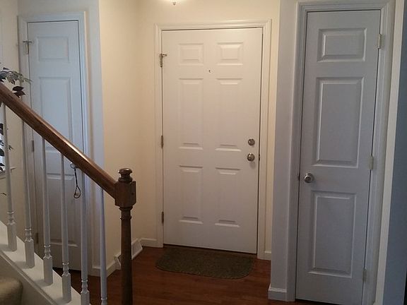 His and Hers entry closets