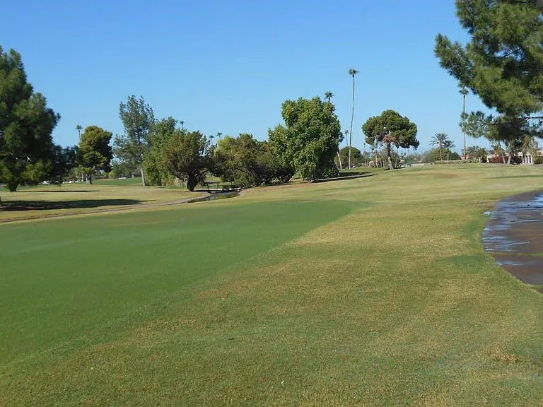Golf course to the right from back yard