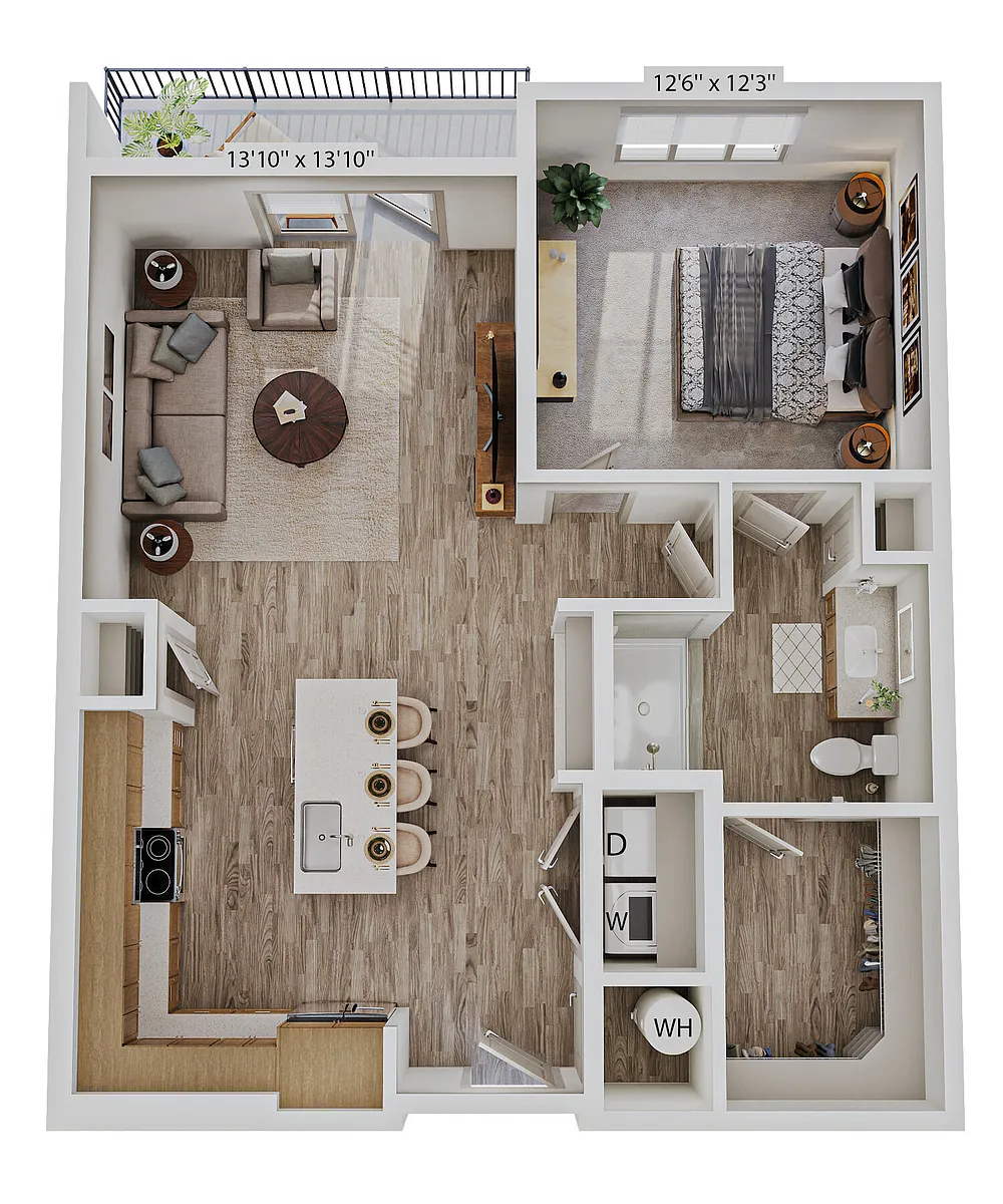 Floor plan A14