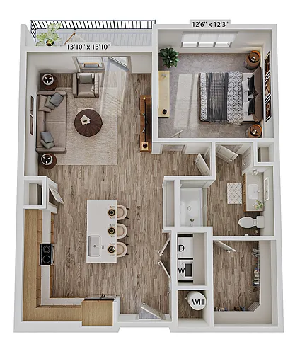 Floor plan A14