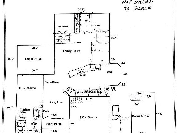 FLOOR PLAN (Roughly Drawn)