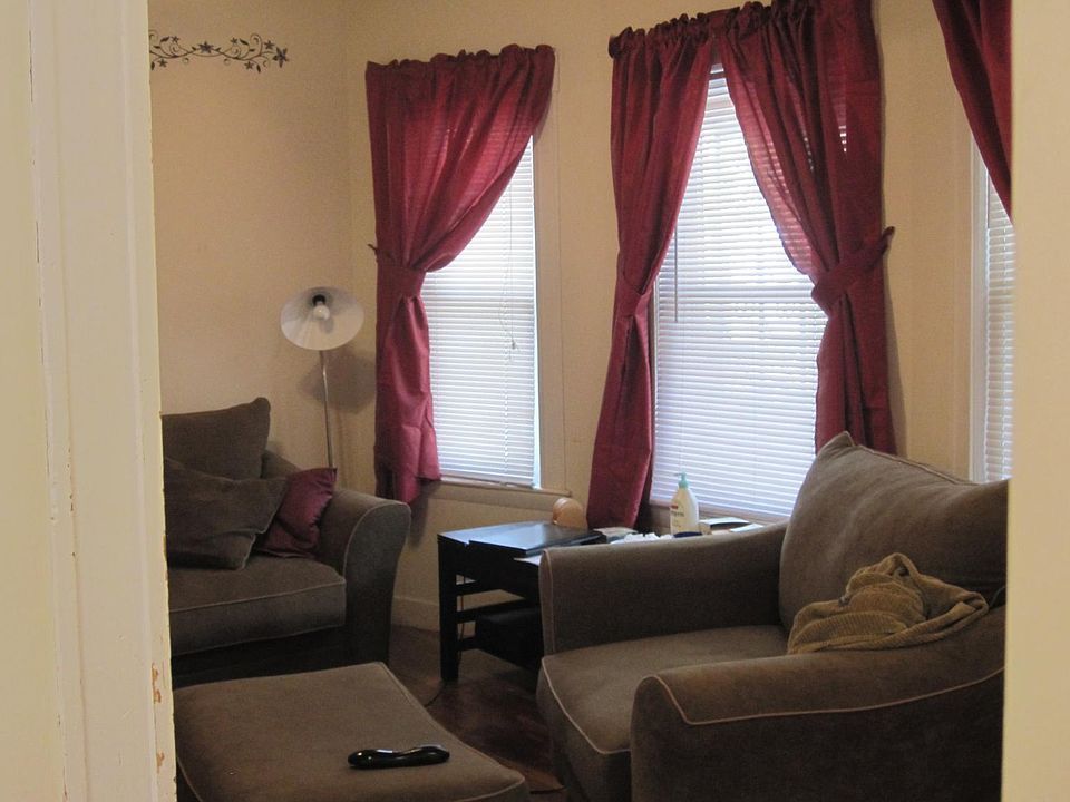 Living room and front bay window