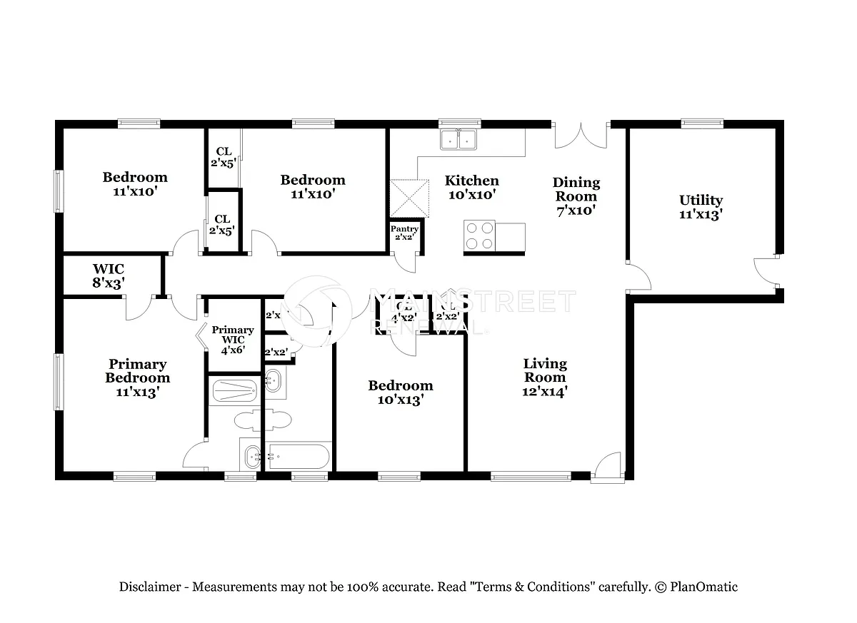 Floor Plan - 3019 Hidalgo Dr