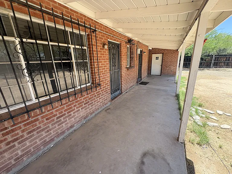 Covered patio