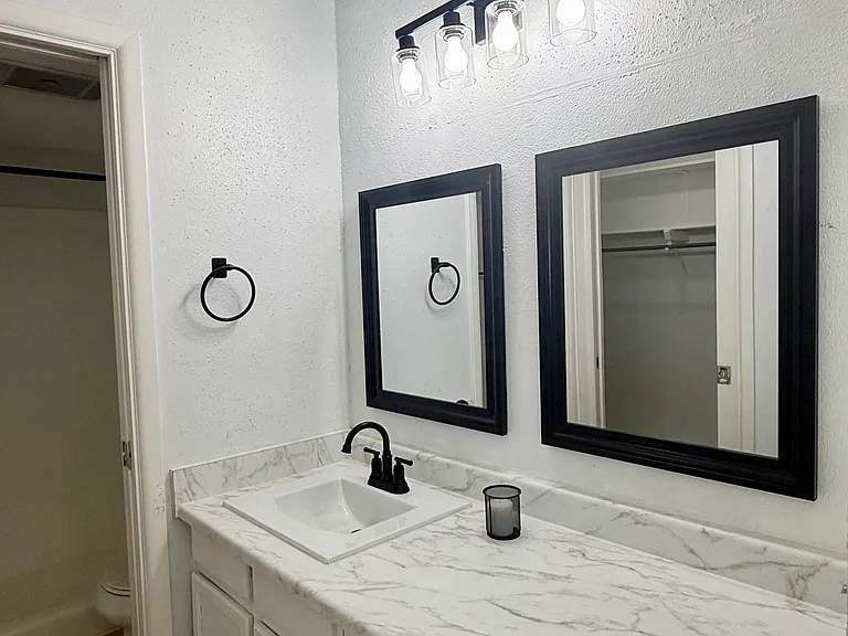 upstairs full bathroom shower