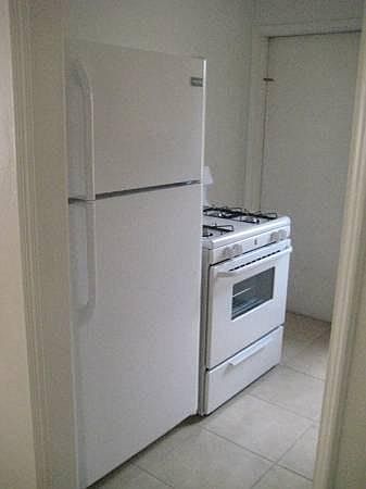 Fridge and gas stove