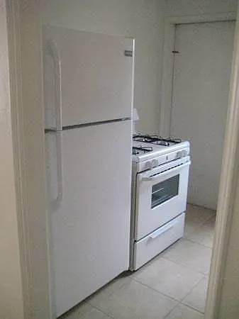 Fridge and gas stove