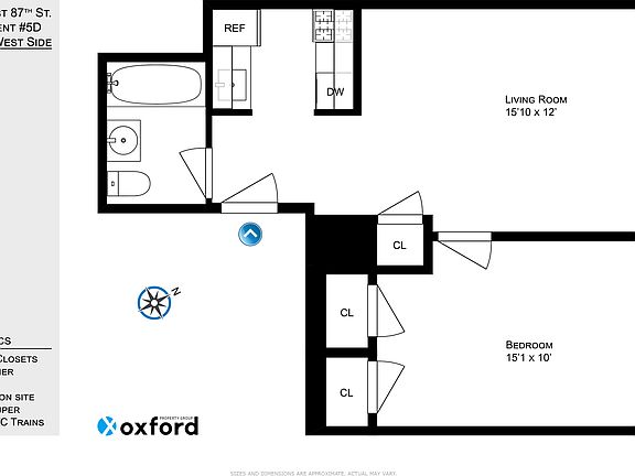 2nd image of 265 W 87th St APT 5D
