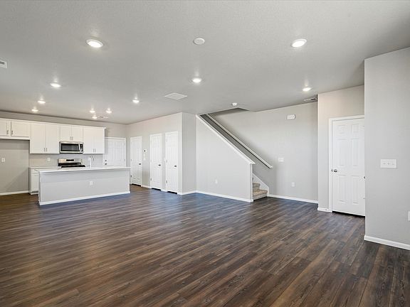 The Woodland floorplan, images taken at Vive on Via Varra