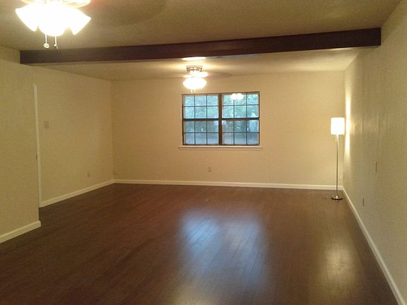 large great room with bamboo flooring