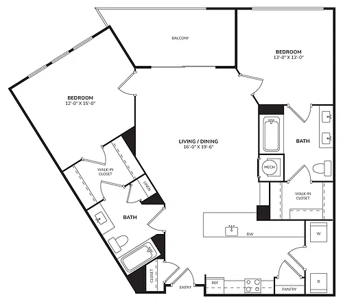 Floor plan B2 - The Melody