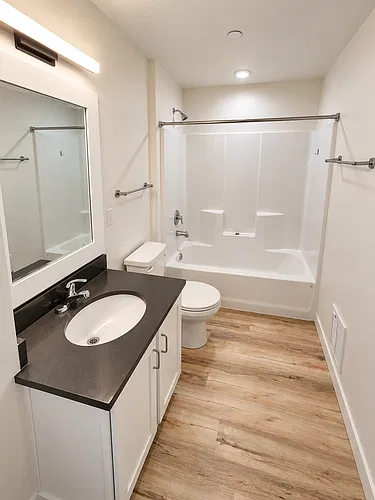 Floor plan Unit 413 - 1 bed