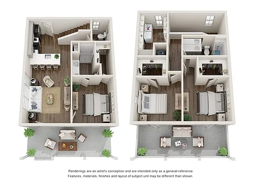 Floor plan 3 Bed Cactus Twin