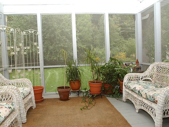 Screen porch is a perfect retreat