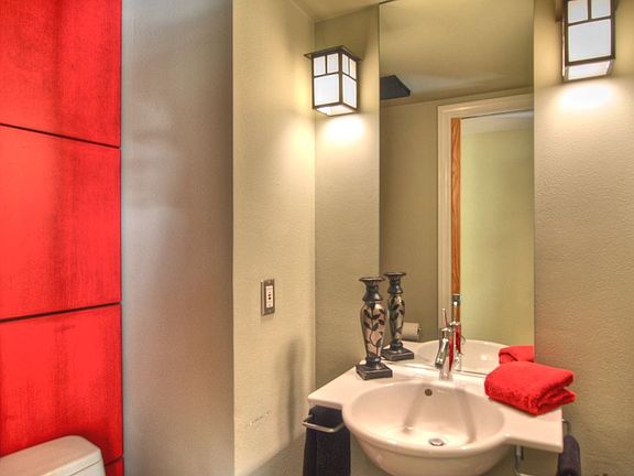 Half bath on ground floor.