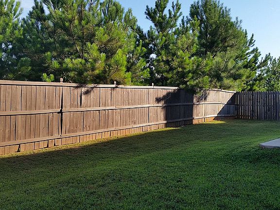 Backyard Entering Fence Door