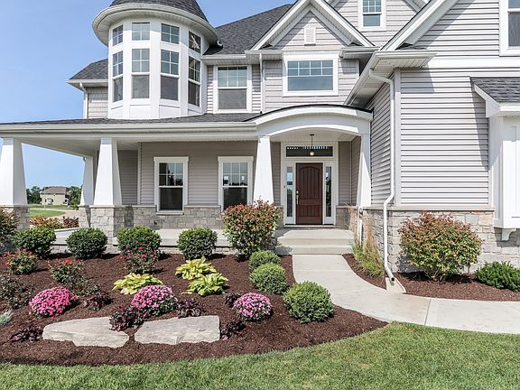 Full wrap around front porch