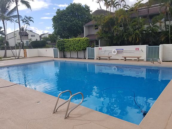 Complex has pool and hot tub