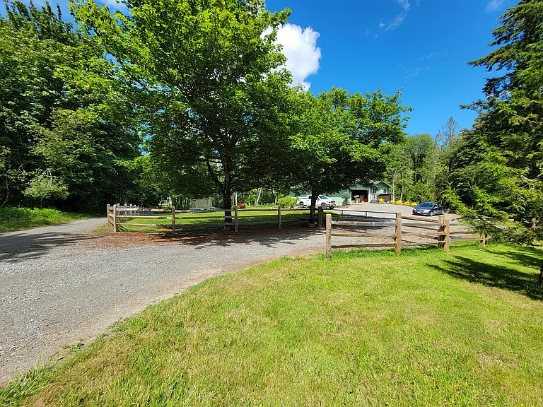 Entrance in summer