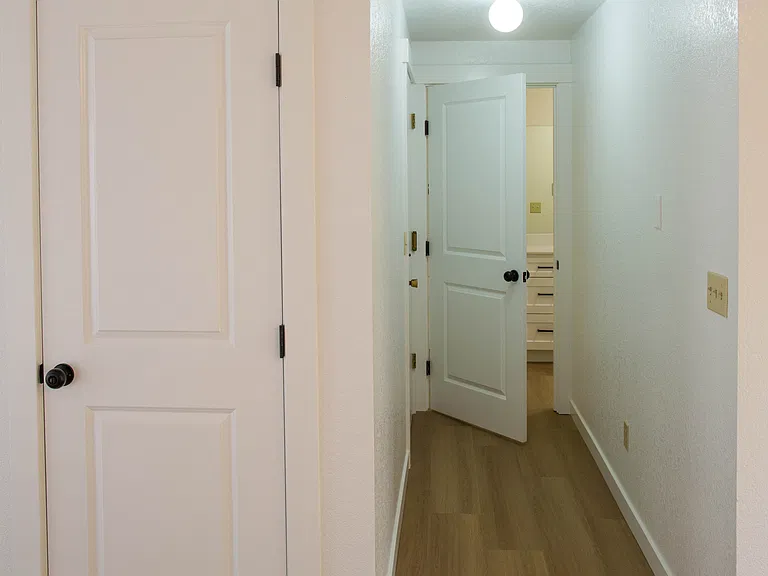 Convenient half bathroom located on the first floor for guests and everyday use.