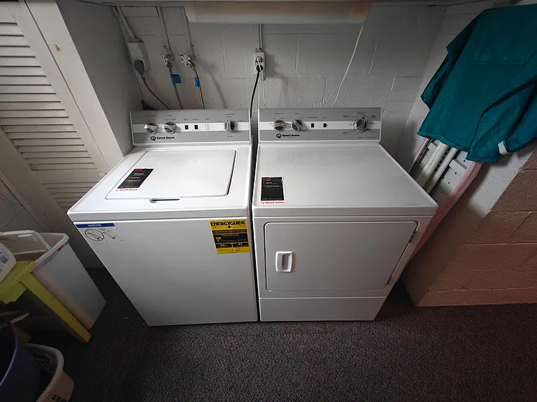 Recently purchased speed queen washer and dryer.
